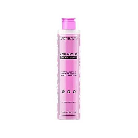 Água Micelar Lady Beauty Rosa Mosqueta LB-02 Cor:Coral;Tamanho:Único