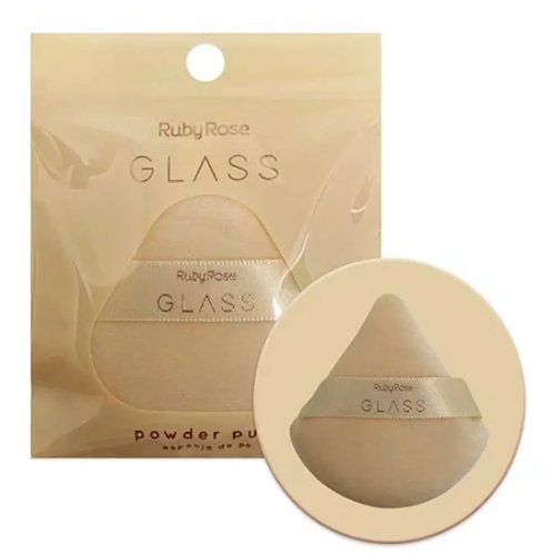 Almofada Para Pó Glass Ruby Rose Puff RR-S04