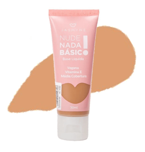 Base Líquida Jasmyne Nude Nada Básico JS00058 - Cor 03 Cor:3;Tamanho:Único