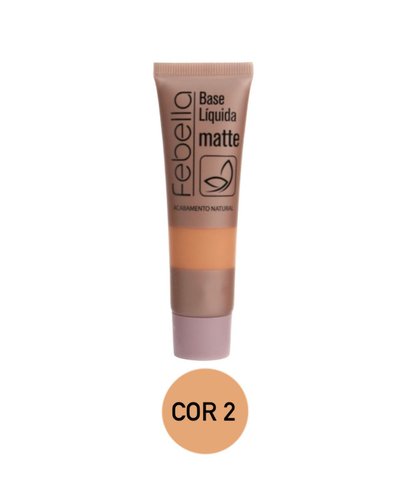 Base Liquida Matte Febella Smooth Feelling BB5041 - Cor 2 Cor:2;Tamanho:Único
