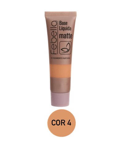 Base Liquida Matte Febella Smooth Feelling BB5041 - Cor 4 Cor:4 ;Tamanho:Único