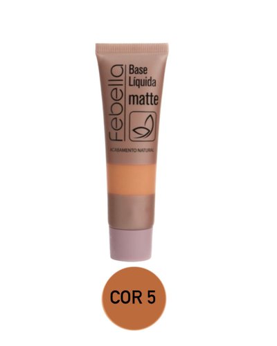 Base Liquida Matte Febella Smooth Feelling BB5041 - Cor 5 Cor:5;Tamanho:Único