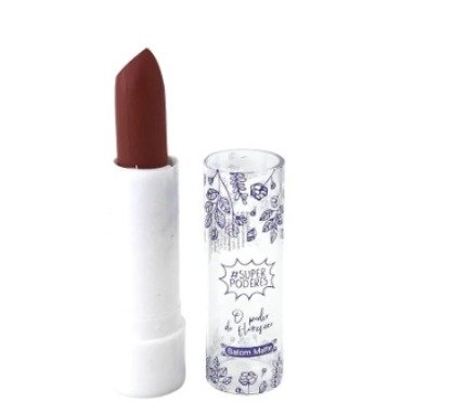 Batom Matte Super Poderes O Poder de Florescer - Cor Anêmona Cor:Verde Escuro;Tamanho:Único