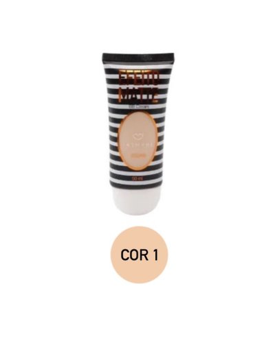 BB Cream Efeito Matte Jasmyne Vegan JS06077 - Cor 1 Cor:Único;Tamanho:Único