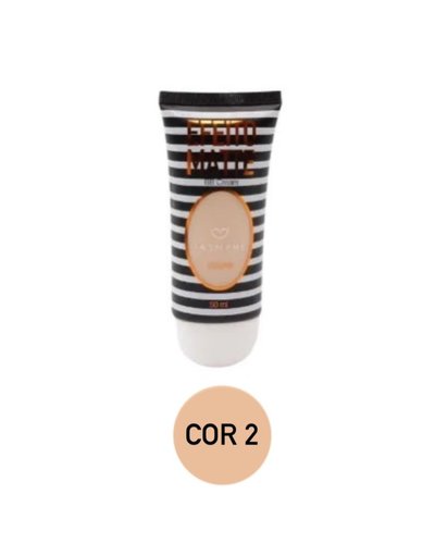 BB Cream Efeito Matte Jasmyne Vegan JS06077 - Cor 2 Cor:Único;Tamanho:Único