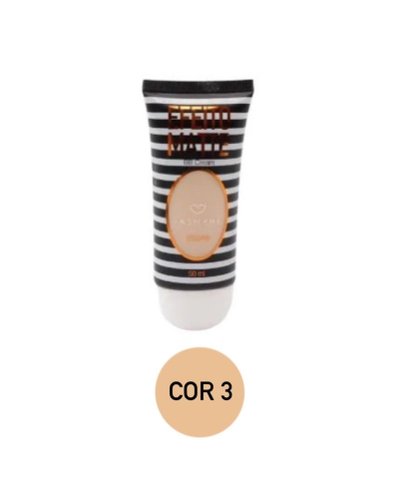 BB Cream Efeito Matte Jasmyne Vegan JS06077 - Cor 3 Cor:Único;Tamanho:Único