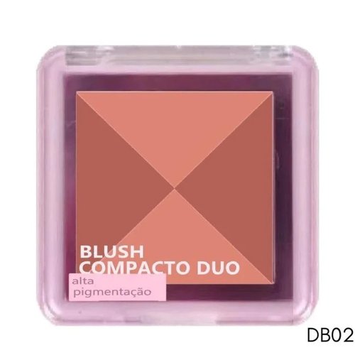 Blush Compacto Duo Ruby Rose HB-F585 - DB02