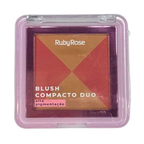 Blush Compacto Duo Ruby Rose HB-F585 - DB03