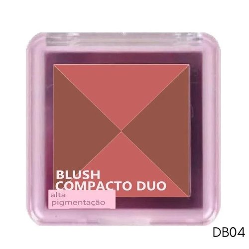 Blush Compacto Duo Ruby Rose HB-F585 - DB04