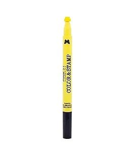 Caneta Delineadora Para Olhos Pink 21 Color & Stamp CS3895 - Amarelo Cor:Amarelo;Tamanho:Único