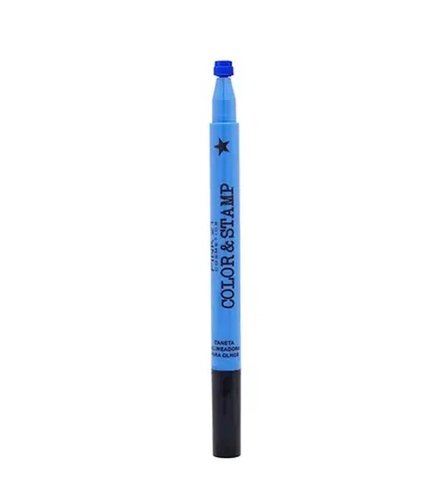 Caneta Delineadora Para Olhos Pink 21 Color & Stamp CS3895 - Azul Cor:Azul Claro;Tamanho:Único