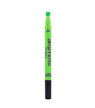 Caneta Delineadora Para Olhos Pink 21 Color & Stamp CS3895 - Verde Cor:Verde Claro;Tamanho:Único