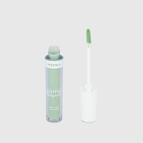 Corretivo Líquido Vizzela Camuflagem - Cor Verde