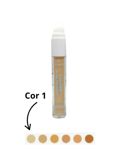 Corretivo Sérum Hidratante Mia Make 399 - Cor 1