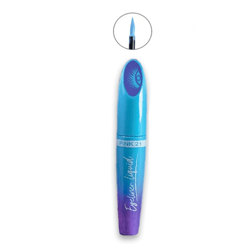 Delineador Líquido Pink 21 Waterproof CS4142 - Cor Azul