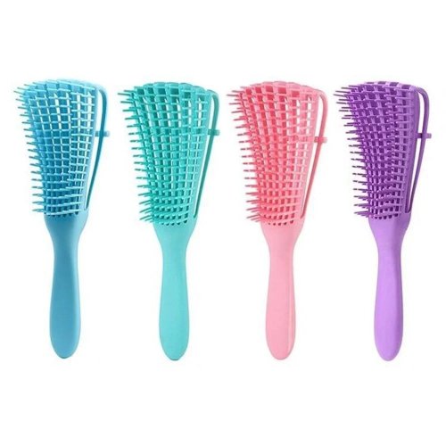 Escova de Cabelo para Cachos Polvo Cor:Único;Tamanho:Único