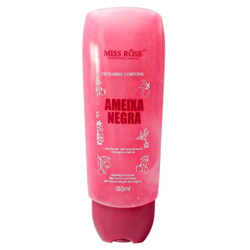 Esfoliante Corporal Miss Rose Ameixa Negra 180 ml MR 100/E Cor:Único;Tamanho:Único