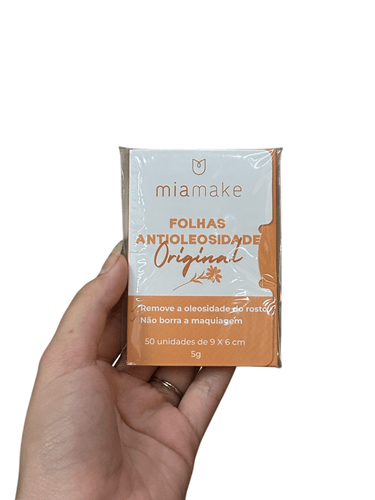 Folhas Anti-oleosidade Mia Make 491 - Original