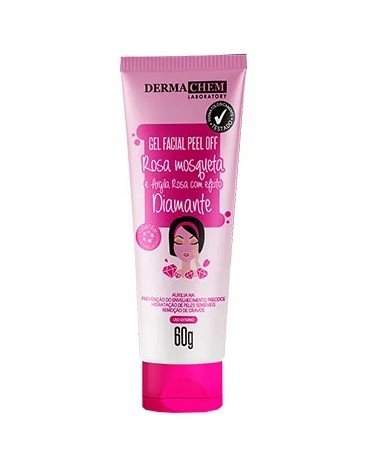 Gel Facial Dermachem Rosa Mosqueta e Argila Rosa 5813/8135