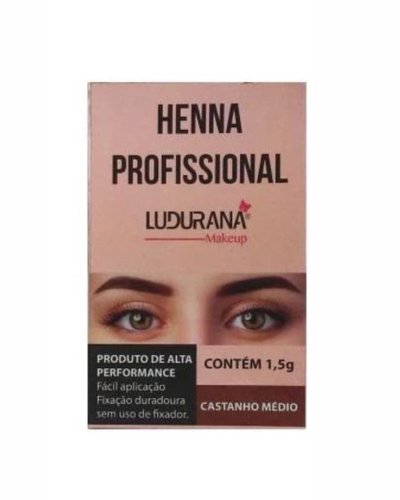 Henna Ludurana Castanho Médio B00175 Cor:Único;Tamanho:Único