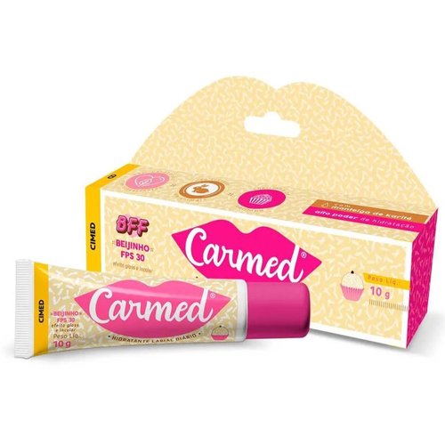 Hidratante Labial Carmed Beijinho BFF FPS30 Cor:Único;Tamanho:Único
