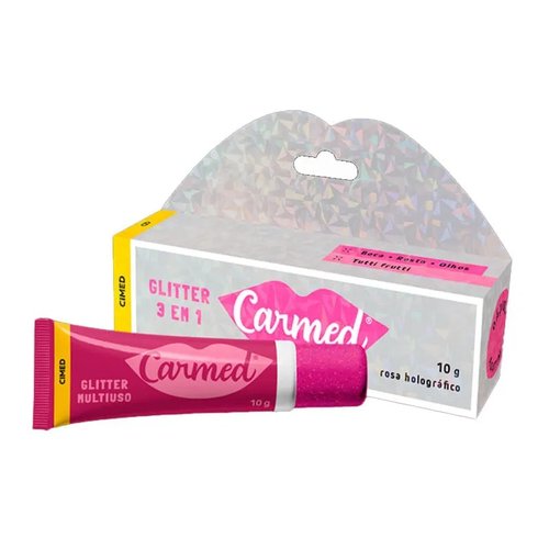 Hidratante Labial Carmed Glitter 3 em 1