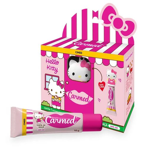 Hidratante Labial Carmed Hello Kitty Torta de Maça
