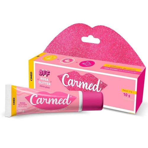 Hidratante Labial Carmed Rosa Glitter BFF Cor:Único;Tamanho:Único