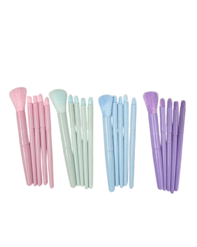 Kit Mini Pincel C/5 Tons Pasteis MEY24680-SZ Cor:Único;Tamanho:Único