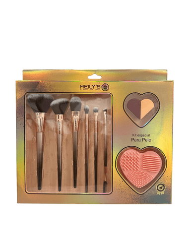 Kit Pincel Meilys Com 10 MKP-708A Cor:Único;Tamanho:Único