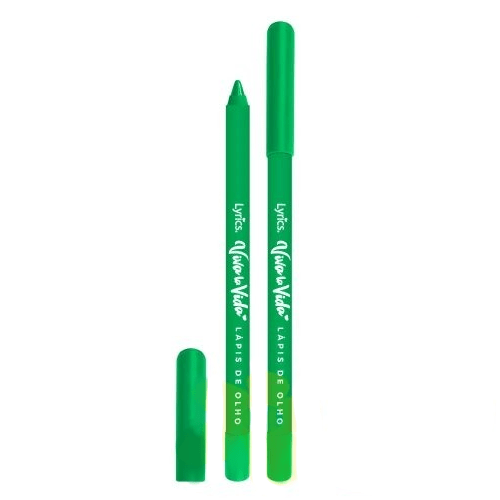 Lápis de Olho Colorido Lyrics Viva La Vida HB102275 Cor Verde Cor:Verde;Tamanho:Único