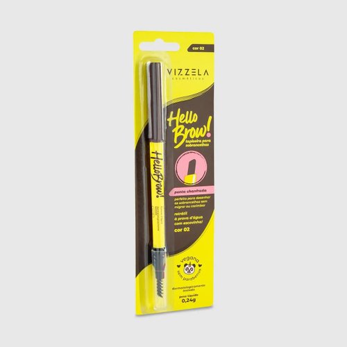 Lapiseira Sobrancelhas Vizzela Hello Brow Cor 02