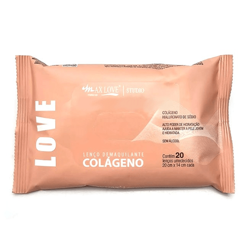Lenço Demaquilante Max Love Colágeno Cor:Único;Tamanho:Único