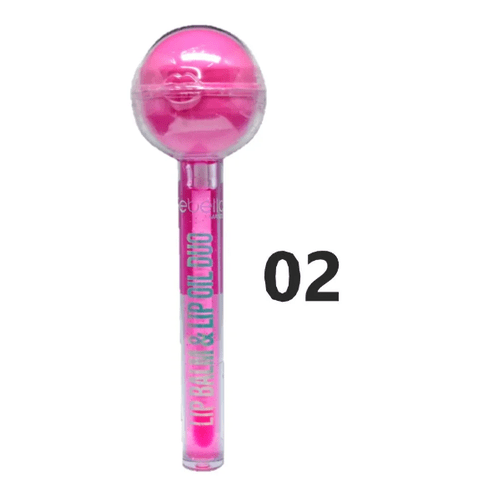 Lip Oil & Lip Balm Febella BM40119 - Cor 02