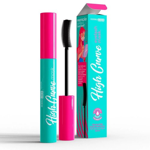 Máscara de Cílios Dermachem High Curve 7737 Cor:Preto;Tamanho:Único