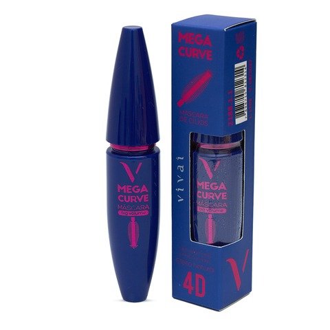 Mascara De Cilios Vivai 4D Max Volume/Mega Volume 2188.1.1 - Azul