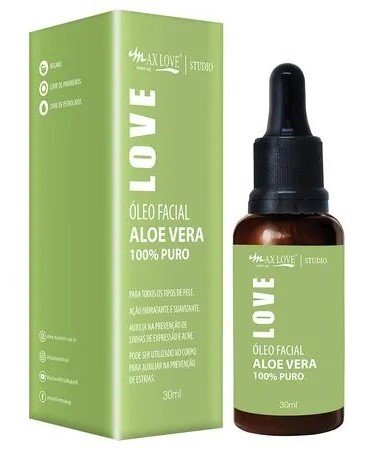 Óleo Facial Max Love Aloe Vera Cor:Único;Tamanho:Único
