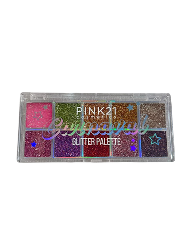 Paleta de Glitter Pink 21 10 Cores Carnaval CS5487 - Cor 03