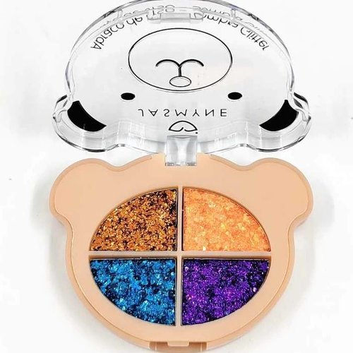 Paleta de Sombra Glitter Jasmyne 04 Cores JSJ06103 C