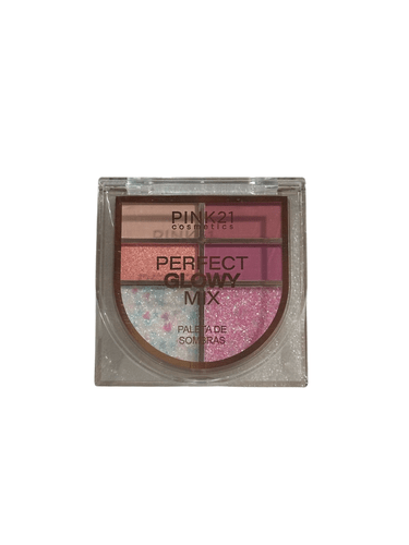 Paleta de Sombras 06 Cores Pink 21 Perfect Glowy Mix CS5363 - Cor 2