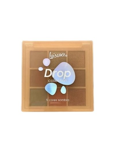 Paleta de Sombras 09 Cores Luisance Drop Collection L2068 - Cor A Cor:Rosa Claro;Tamanho:Único