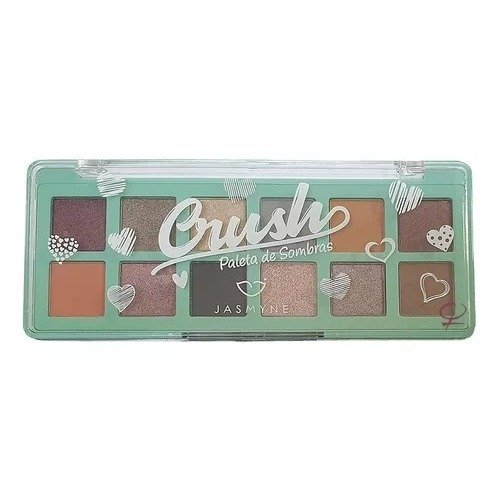 Paleta de Sombras Jasmyne 12 Cores Crush JS01091
