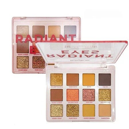 Paleta De Sombras Ruby Rose 12 Cores Radiant Eyes HB-E2201
