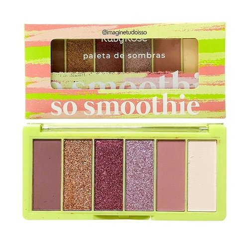 Paleta de Sombras Ruby Rose So Smoothie 6 Cores HB F-529