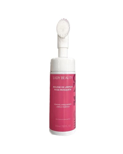 Sabonete Mousse Lady Beauty Rosa Mosqueta 150ML LB-23 Cor:Único;Tamanho:Único