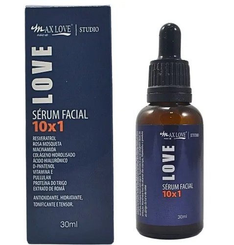 Sérum Facial Max Love Resveratrol 10 em 1
