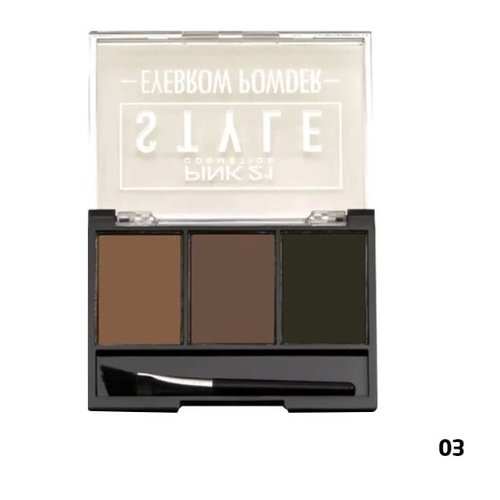 Trio P/ Sobrancelhas Pink 21 Style CS2308 - Cor 03