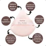 Almofada Para Pó Glass Ruby Rose Puff RR-S04
