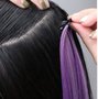 Aplique de Cabelo Colorido Cor:Único;Tamanho:Único