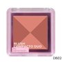Blush Compacto Duo Ruby Rose HB-F585 - DB02